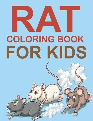 Book cover for Rat Coloring Book For Kids