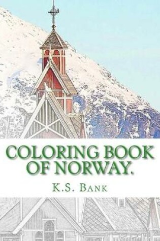 Cover of Coloring Book of Norway.