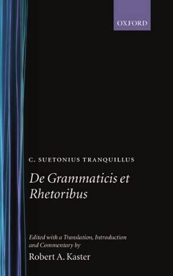 Book cover for De Grammaticis et Rhetoribus