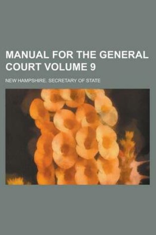 Cover of Manual for the General Court (No. 6)