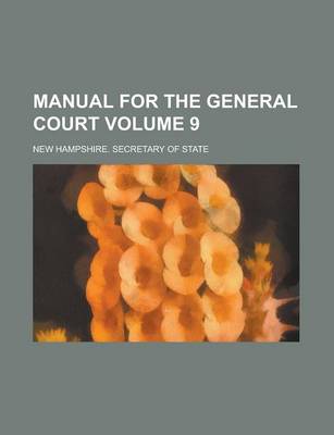 Book cover for Manual for the General Court (No. 6)