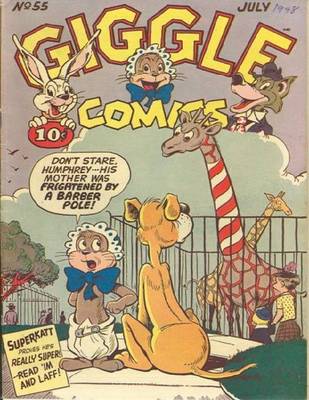 Book cover for Giggle Comics Number 55 Humor Comic Book