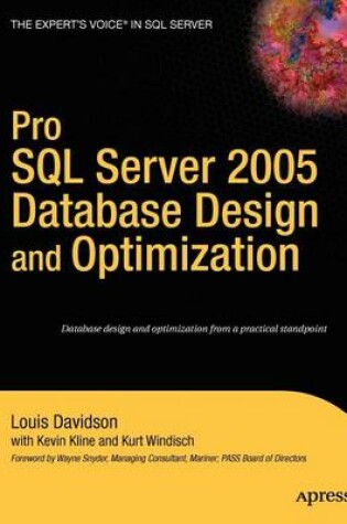 Cover of Pro SQL Server 2005 Database Design and Optimization