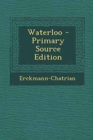 Cover of Waterloo - Primary Source Edition