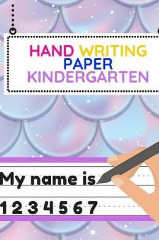 Cover of Hand Writing Paper Kindergarten