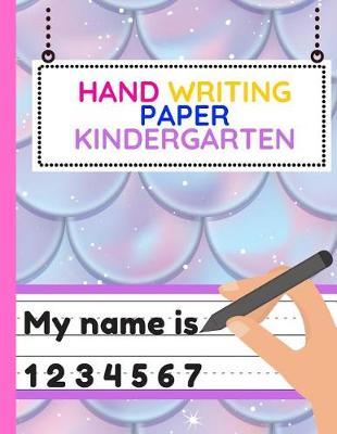 Book cover for Hand Writing Paper Kindergarten