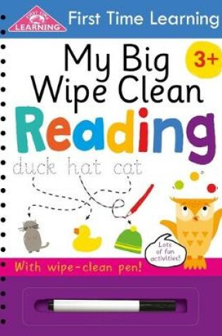 Cover of First Time Learning: My Big Wipe Clean Reading