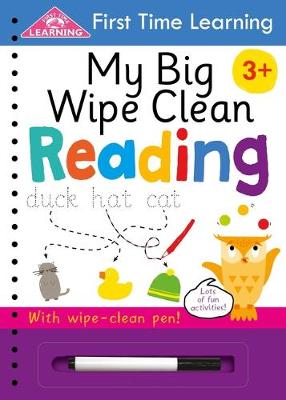 Book cover for First Time Learning: My Big Wipe Clean Reading