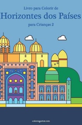 Cover of Livro para Colorir de Horizontes dos Paises para Criancas 2