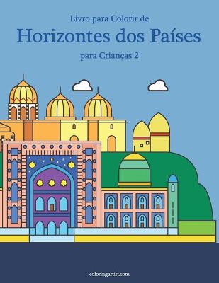 Book cover for Livro para Colorir de Horizontes dos Paises para Criancas 2