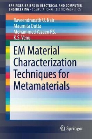 Cover of EM Material Characterization Techniques for Metamaterials