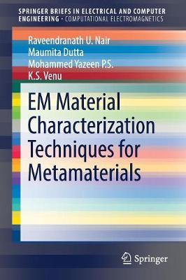 Cover of EM Material Characterization Techniques for Metamaterials