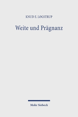 Book cover for Weite und Pragnanz