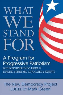 Book cover for What We Stand for