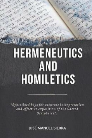 Cover of Hermeneutics and Homiletics