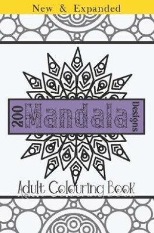 Cover of Adult Colouring Book Mandala Designs