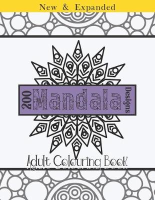 Book cover for Adult Colouring Book Mandala Designs