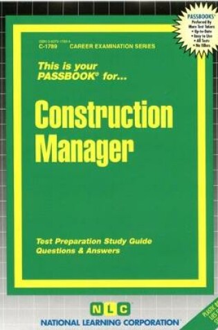 Cover of Construction Manager