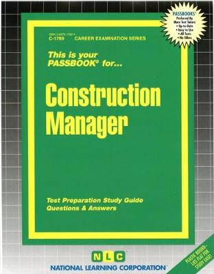 Book cover for Construction Manager