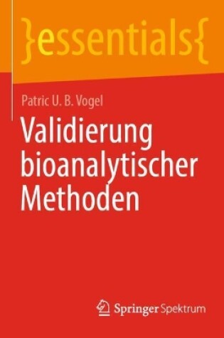 Cover of Validierung bioanalytischer Methoden