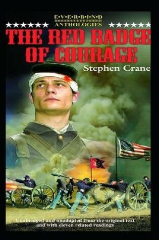 Cover of THE RED BADGE OF COURAGE "Annotated" Young Adult Age