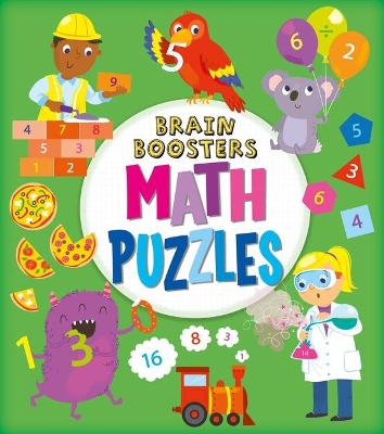 Book cover for Brain Boosters: Math Puzzles