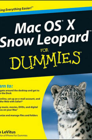 Cover of Mac OS "X" Snow Leopard for Dummies, Pocket Edition