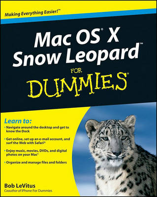 Book cover for Mac OS "X" Snow Leopard for Dummies, Pocket Edition