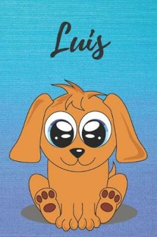 Cover of Luis dog coloring book / notebook / journal / diary