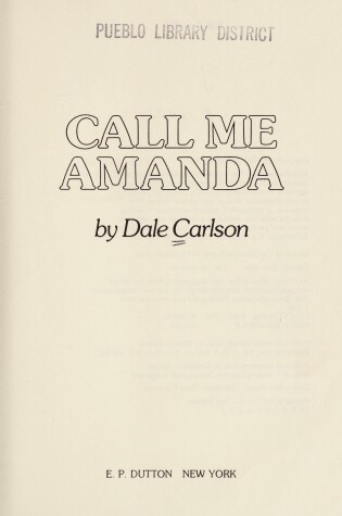 Cover of Call Me Amanda