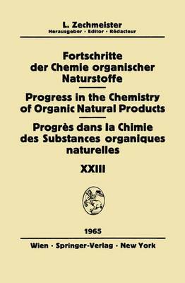 Cover of Fortschritte der Chemie Organischer Naturstoffe / Progress in the Chemistry of Organic Natural Products / Progres Dans la Chimie des Substances Organiques Naturelles