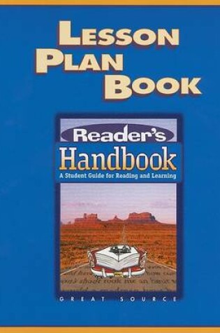 Cover of Reader's Handbook Lesson Plan Book