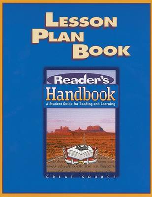 Cover of Reader's Handbook Lesson Plan Book