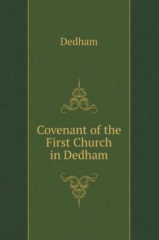 Cover of Covenant of the First Church in Dedham
