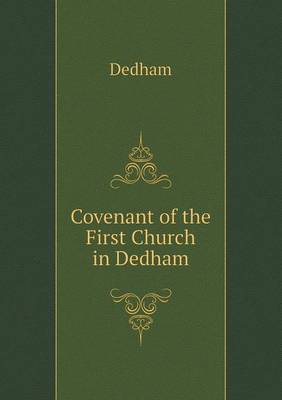 Book cover for Covenant of the First Church in Dedham