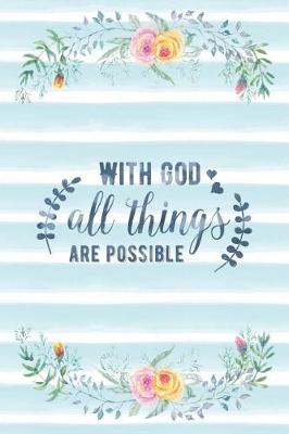 Book cover for With God All Things Are Possible