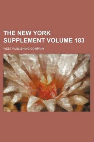 Cover of The New York Supplement Volume 183