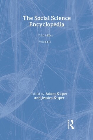 Cover of The Social Science Encyclopedia