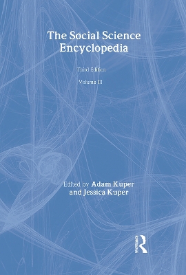 Book cover for The Social Science Encyclopedia