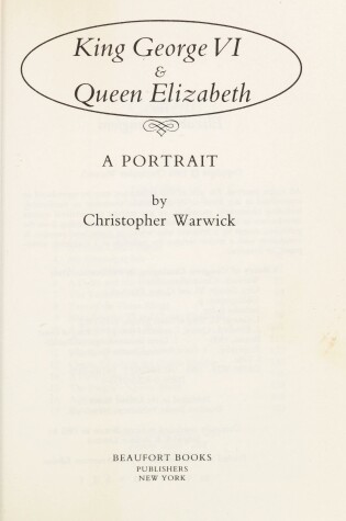 Cover of King George VI & Queen Elizabeth