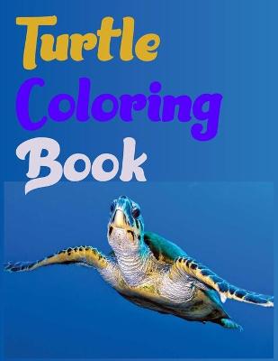 Book cover for Turtle Coloring Book