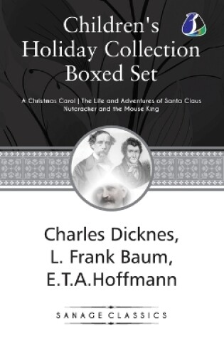 Cover of Children's Holiday Collection Boxed Set (A Christmas Carol, The Life and Adventures of Santa Claus, Nutcracker and the Mouse King) Set of 3 Books [Paperback]