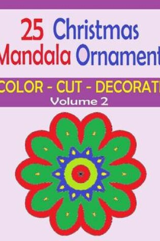 Cover of 25 Christmas Mandala Ornaments