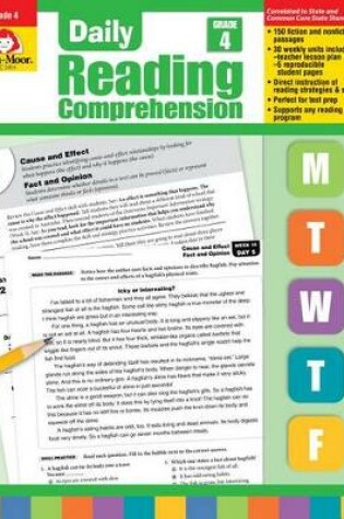 Cover of Daily Reading Comprehension, Grade 4 Te