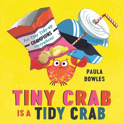 Book cover for Tiny Crab is a Tidy Crab