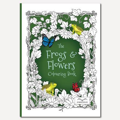 Book cover for The Frogs And Flowers Colouring Book