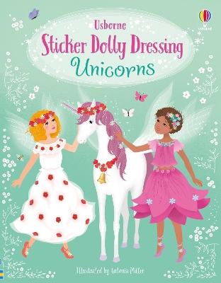 Book cover for Sticker Dolly Dressing Unicorns