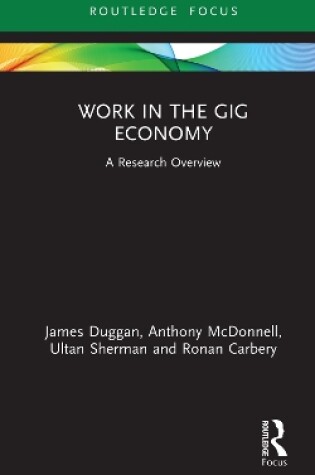 Cover of Work in the Gig Economy