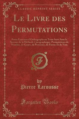 Book cover for Le Livre Des Permutations