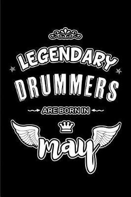 Book cover for Legendary Drummers are born in May